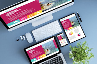 design your professional website in italian or english