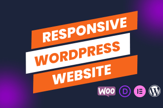 build responsive wordpress website design or redesign website