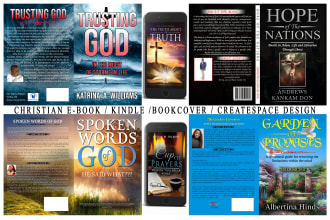 design christian book cover, book cover design, createspace