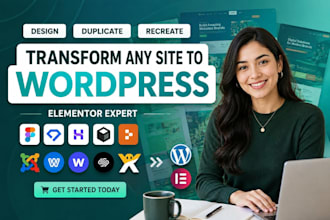 convert lovable, bolt, v0 or any ai website to wordpress elementor
