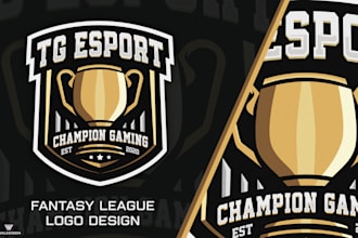 design sports fantasy leagues logo