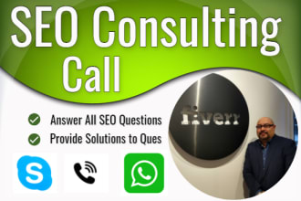 provide 1 hour SEO consulting call