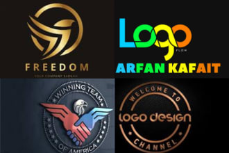 design a professional and minimalist logo for business or startup
