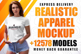 create t shirt mockup realistic apparel mock up HD mockups