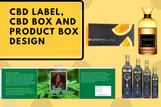design bottle label, product label, cosmetic label and juice label