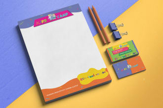 design business cards, and stationary for sunday school or kids events