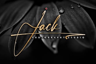 design handwritten signature logo