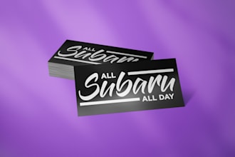 mock up bumper sticker designs