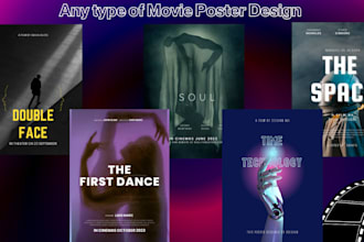 design poster for TV show, drama or movie