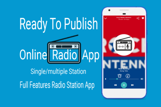 build android radio app for your online radio station