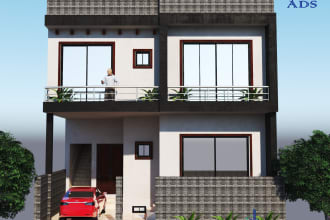 generate 3d house rendering perfectly