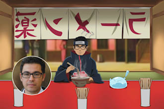 Top 5!  draw you custom naruto character