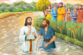 create engaging and colorful bible illustrations for kids