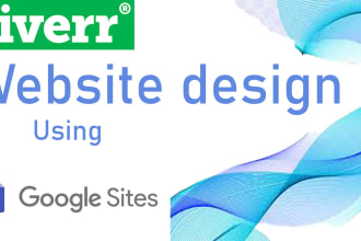 design a professional google site website in 24 hours