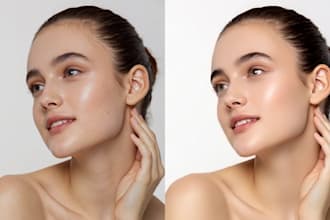 do professional fashion and beauty photo retouching