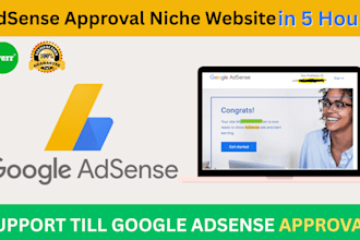 develop an adsense approval niche website in 5 hours