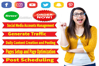 be your social media manger