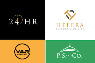 create luxury jewelry watch sunglass fashion brand logo design