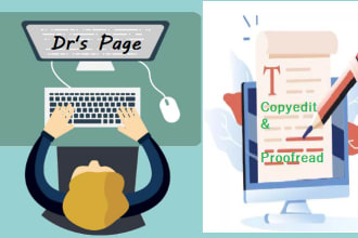copyedit and proof read your undefined manuscripts