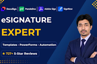 create docusign, pandadoc, signnow templates and automation