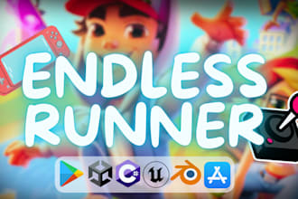 make unity endless runner game like templerun and subway surfers