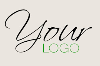 create a professional and stylish handwritten logo design in less than a day