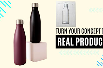 design your industrial product from concept sketch to 3d cad model