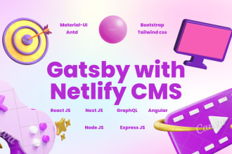 develop web apps in gatsby with netlify cms