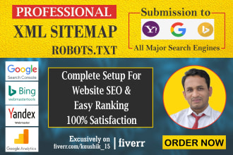 create optimize XML sitemap robots txt for website SEO