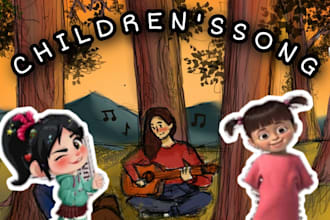sing, write and record a  nursery rhyme for you