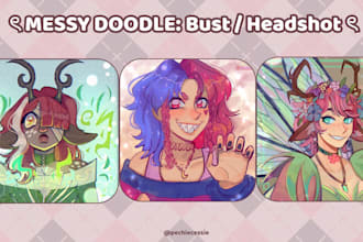 draw headshot and icons for you