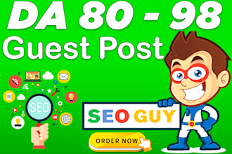 publish SEO guest post at da80 to da98 with dofollow backlink