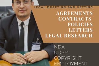 be online lawyer for drafting all sorts of legal documents, advice, litigation