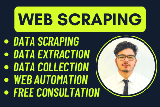 do web scraping, data scraping, and data mining using python