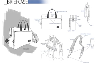 design briefcases and business  bags