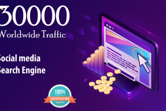 give you 30,000 to 600,000 website traffic