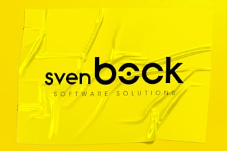 design a modern text based logo
