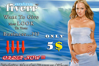 design Super Stunning and Professionally design Website BANNER / Header/ Flyer