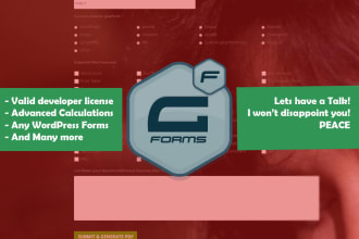create an advance form using gravity forms