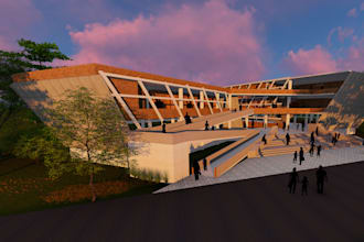 making 3d render both interior and exterior