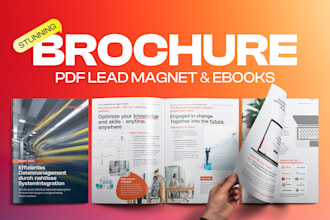 design your PDF brochure lead magnet ebooks