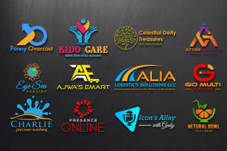 design futuristic 3d logo with advanced lighting and shadows