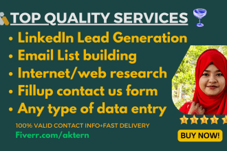 do linkedin lead generation, contact list building