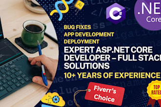 develop fix and deploy asp net core mvc web applications