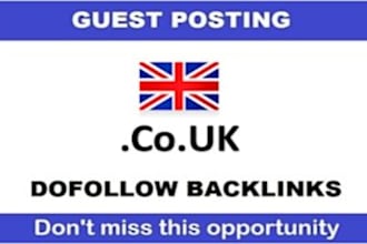 do guest post on da 75 UK news website