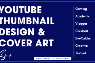 create a youtube thumbnail design and banner cover art