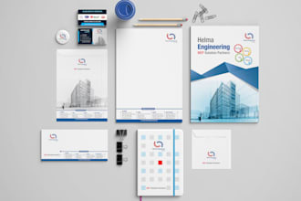 do visiting card, letterhead, id card, invoice, diploma, planner and certificate