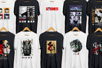design anime t shirt , hoodie or clothes