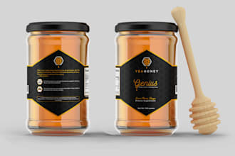 design luxury and modern product labels
