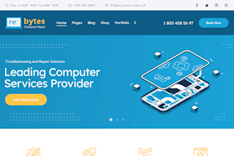 build phone repair and computer repair website
